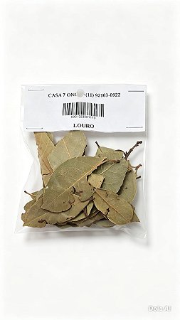 Folha de Louro para Banhos Espirituais, Prosperidade e Abertura de Caminhos