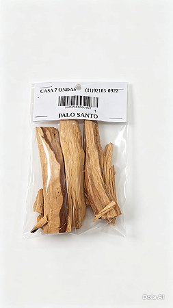 Palo Santo Madeira Natural para Defumação, Harmonização e Limpeza Energética