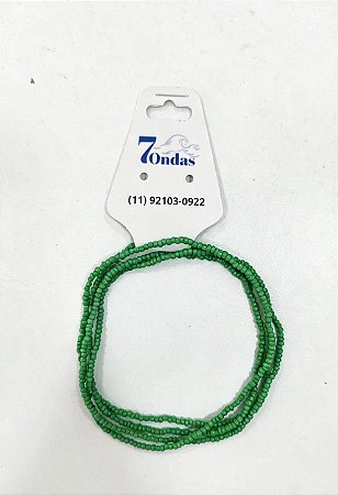 Guia de Miçanguinhas Verde – Guia Religiosa Fina de Oxóssi para Umbanda