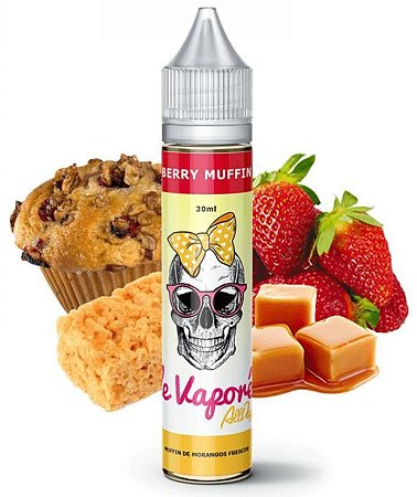 E-Liquid Bolinho de Morango com Caramelo/Berry Muffin (30ml) | Le Vaporê
