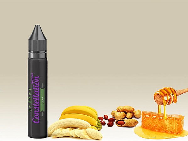 E-Liquid Doce com Banana/Kajam (30ml ou 60ml) | Constellation