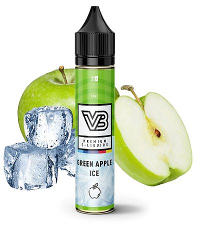 E-Liquid Maça Verde Gelada/Green Apple Ice (30ml) | V.B