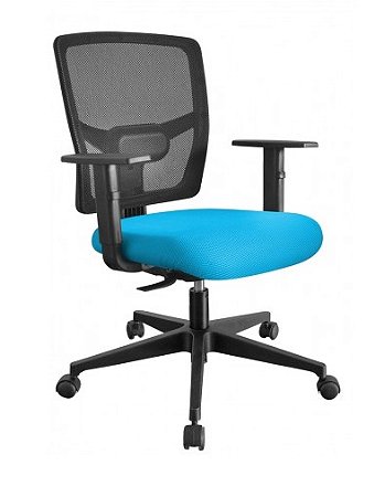 Cadeira Escritório Home Office Eco Executiva Ergonomica Giratória Tela Mesh Corporativa Apoio Lombar
