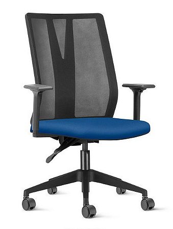 Cadeira Escritório Addit Presidente Ergonômica Giratória Braços Reguláveis Home Office Corporativa