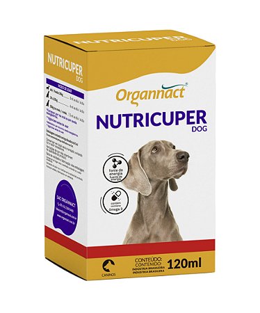 Suplemento Organnact Nutricuper Dog 120ml
