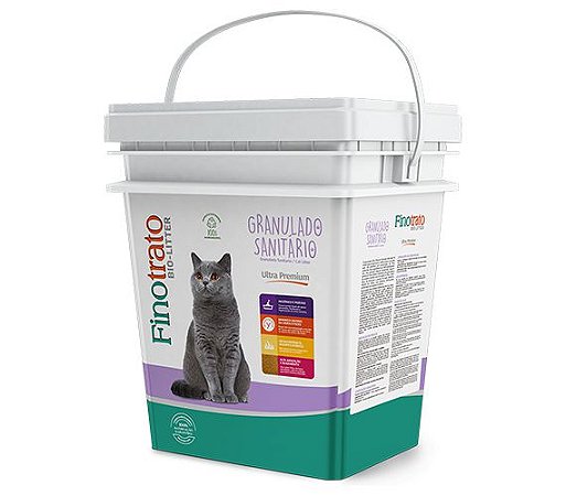 Granulado Sanitário Finotrato Bio-Litter Ultra Premium para Gatos - 10kg