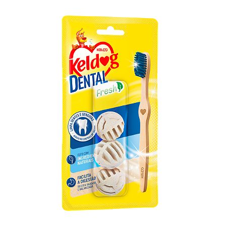 Dental Keldog Bolinha 3 Unidade