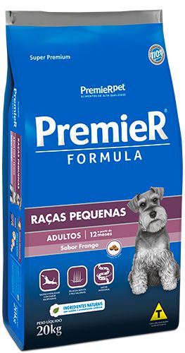 Ração Premier Pet Formula para Cães Adultos Raças Pequenas Frango
