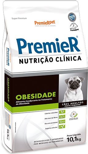 Ração Premier Nutrição Clínica Obesidade para Cães Adultos Pequeno Porte