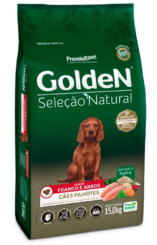 Ração Seca PremieR Pet Golden Seleção Natural para Cães Filhotes
