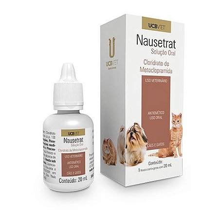 Antiemético UCBVet Nausetrat Oral 20ml