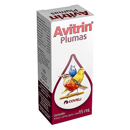Suplemento Alimentar Coveli Avitrin Plumas - 15 mL