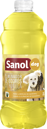 Eliminador de Odores Sanol Dog Citronela 2L