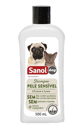 Shampoo Sanol Dog Pele Sensível 500ml