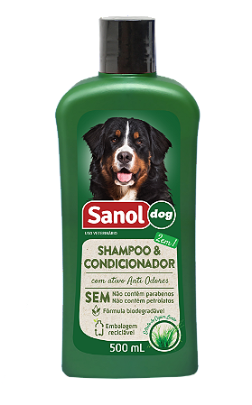 Shampoo e Condicional Sanol Dog 500ml