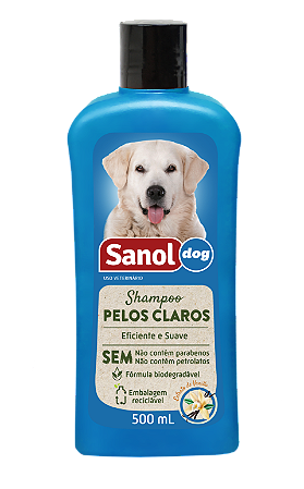 Shampoo Sanol Dog Pelos Claros 500ml