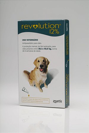 Endectoparasiticida Zoetis Revolution 12% Cães 240mg