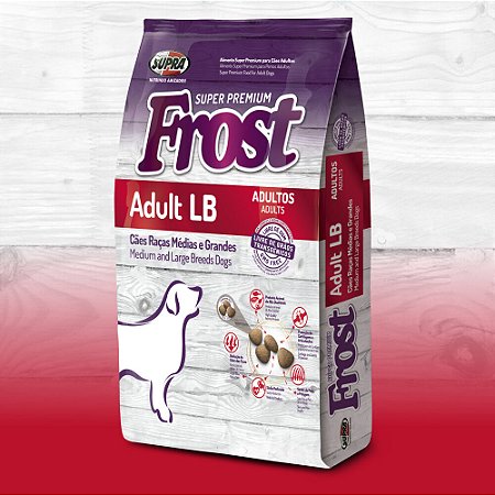 Ração Seca Frost Cães Adult LB Raças Médias e Grandes 15kg