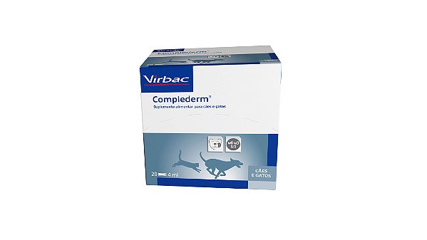 Suplemento Virbac Complederm 28 Sachês