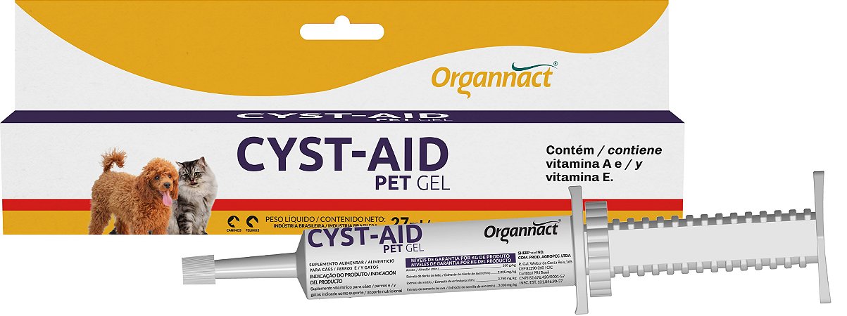 Suplemento Organnact CYST-AID Pet Gel 35g/27ml