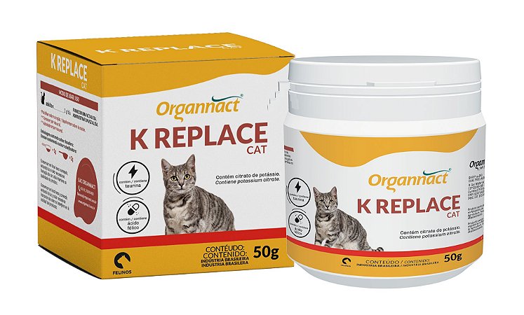 Suplemento Organnact K Replace Cat 50g