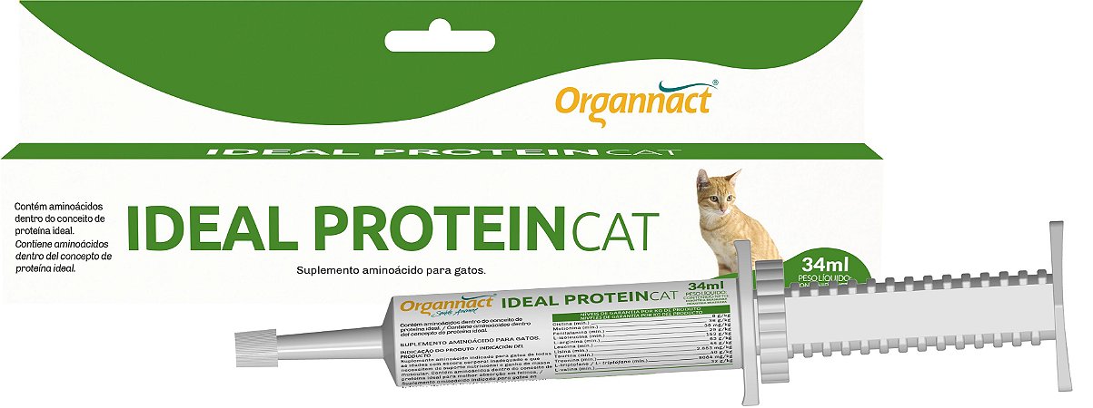 Suplemento Organnact Ideal Protein Cat 34ml