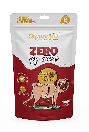 Suplemento Organnact Zero Dog Sticks para Cães 160G