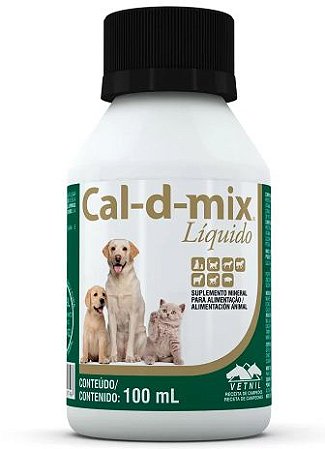 Suplemento Vetnil Cal-d-mix 100ml