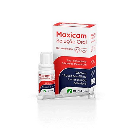 Anti-inflamatório Ourofino Maxicam Solução Oral 15ml