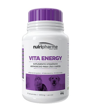 Suplemento Nutripharme VitaEnergy 60 Comprimidos