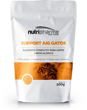 Alimento Completo Hipercalórico Nutripharme Support AIG para Gatos 300g