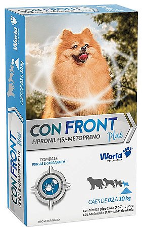 Antiparasitário World Veterinária Confront Plus 0,67ml