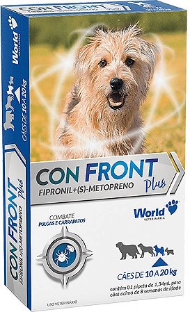 Antiparasitário World Veterinária Confront Plus 1,34ml