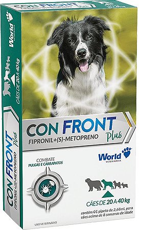 Antiparasitário World Veterinária Confront Plus 2,68ml