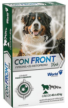 Antiparasitário World Veterinária Confront Plus 4,02ml