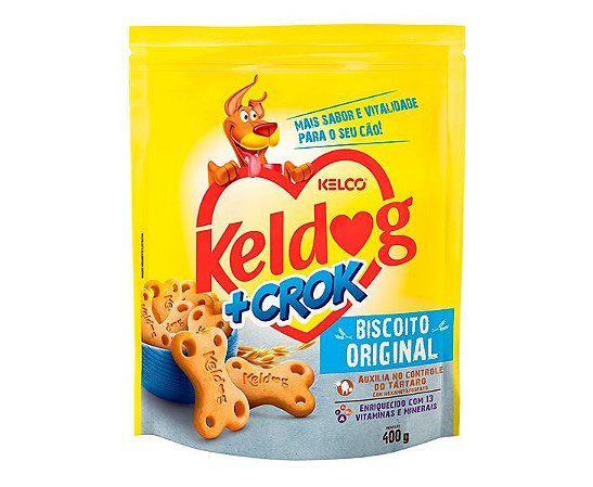 Biscoito Original +Crock Keldog para Cães