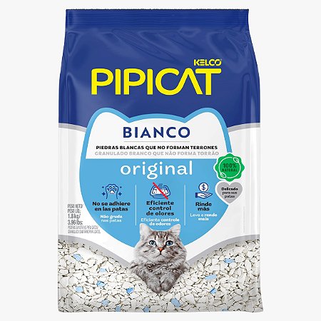 Granulado Sanitário Pipicat Bianco Original 1,8kg