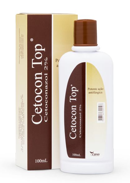 Shampoo Antifúngico Cepav Cetocon Top 100ml