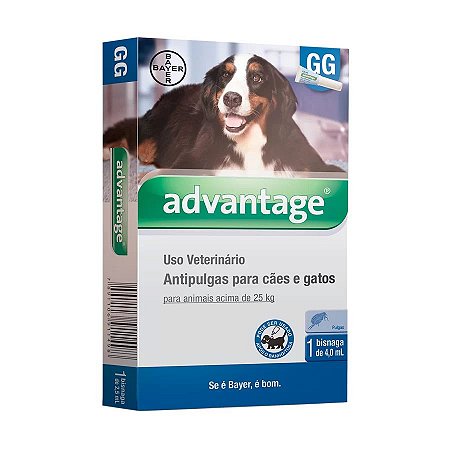 Antipulgas Elanco Bayer Advantage GG 4,0ml para Cães
