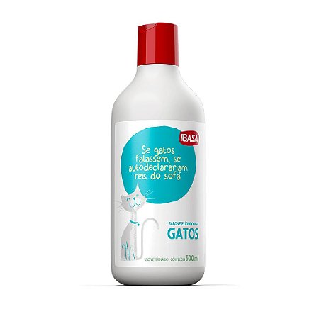 Sabonete Líquido Ibasa para Gatos 500ml