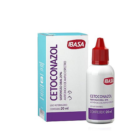 Dermatológico Ibasa Cetoconazol Suspensão Oral 20% 20ml