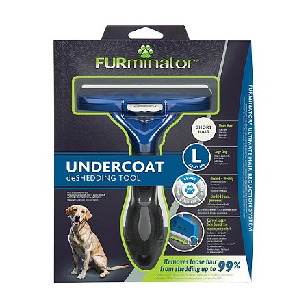 Rasqueadeira Furminator para Cães de Porte Grande de Pelo Curto