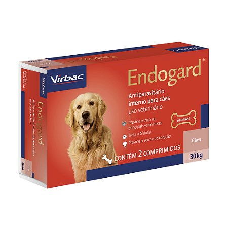 Vermífugo Virbac Endogard para Cães até 30Kg