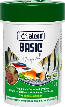 Alimento Seco em Flocos Alcon Basic