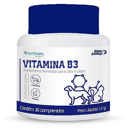 Suplemento Nutrisana Unique Vitamina B3 30 Comprimidos