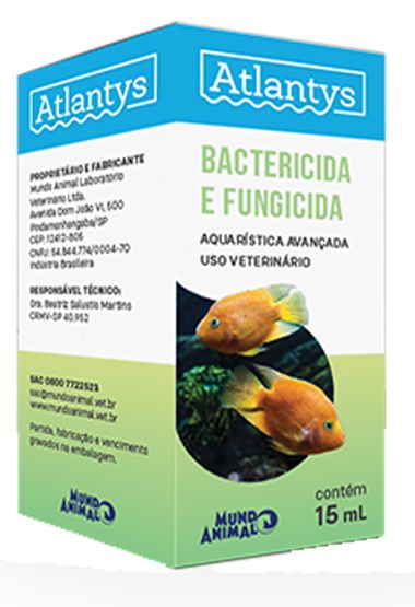 Bactericida e Fungicida Mundo Animal Atlantys 15ml