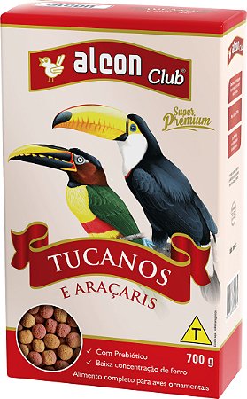Alimento Completo Alcon Club Tucanos e Araçaris Super Premium