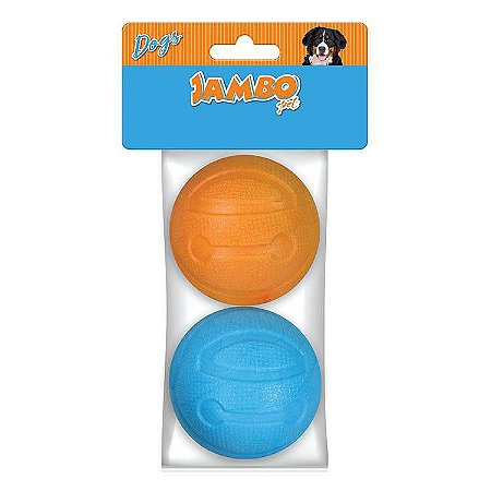 Brinquedo Jambo Orange e Blue Treat Ball 2