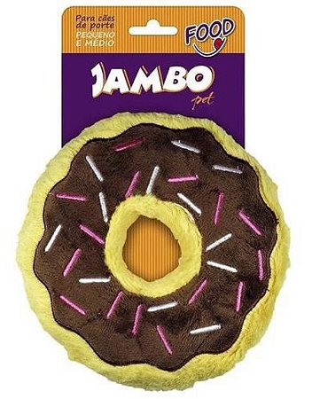 Pelúcia Jambo Food Donut Chocolate Grande