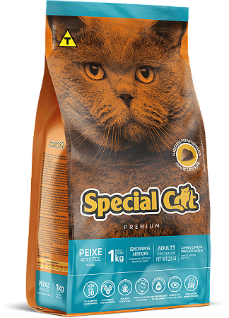 Ração Seca Special Cat Adulto sabor Peixe